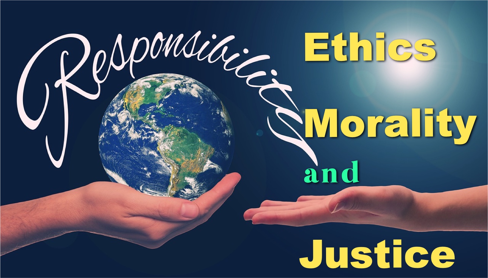 Ethics, morality & Justice graphic