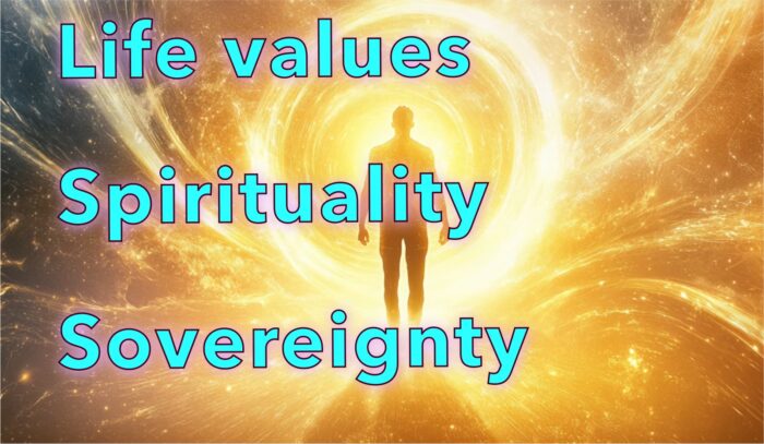 Spiritual life values Image