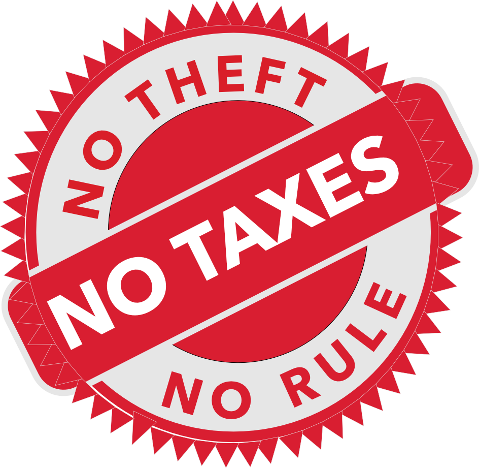 No taxes - Graphic